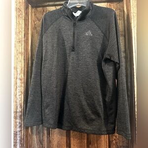 Adidas Gray quarter zip